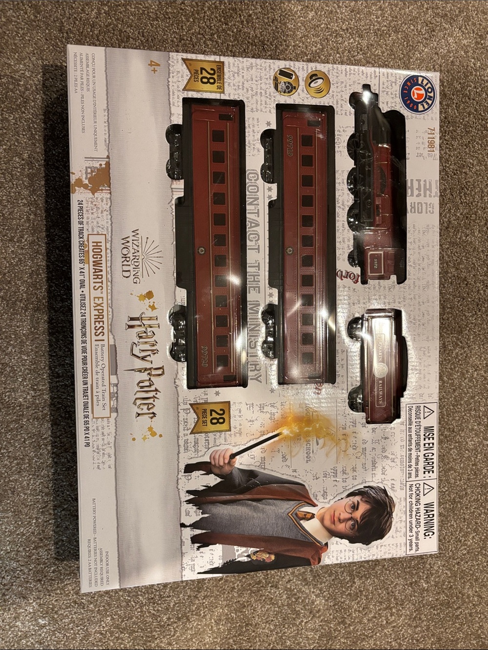 Warner Bros. Hogwarts Express Train Set - Brown and Black